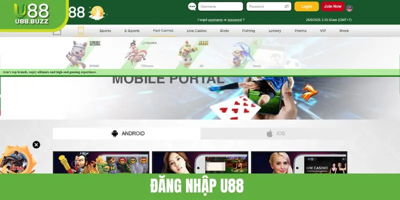 Đăng Nhập U88 - Trải Nghiệm Giải Trí Chỉ Với 3 Bước Đơn Giản