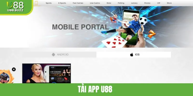 Tải App U88 - Trải Nghiệm Cá Cược Mượt Mà Và Tiện Lợi